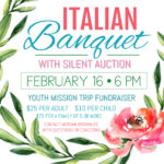 Italian Banquet with Silent Auction February 16th at 6:00 PM Thumbnail