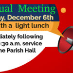Annual Meeting w/Light Lunch – Sunday, December 6th Thumbnail