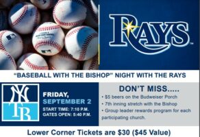Baseball With the Bishop – Tickets on Sale Now Featured Image