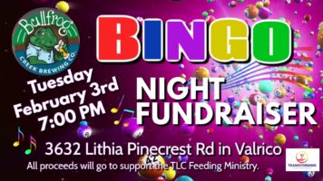 TLC Music Bingo Fundraiser at Bullfrog Creek Brewing Co., February 3rd, 7:00 PM Featured Image
