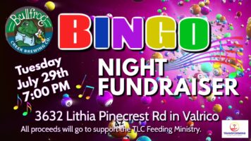 Music Bingo Fundraiser for TLC Feeding Ministry at Bullfrog Creek Brewing Co. Featured Image
