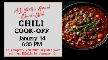 Chili Cook-Off, Wednesday, January 14th, 6:30 – 8:00 PM Featured Image