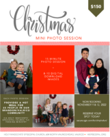 Christmas Photo Session November 11th & 12th  Featured Image