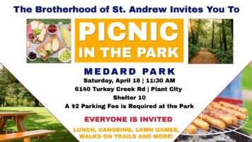 Churchwide Spring Cookout April 18th, 11:30 a.m. – 3:00 p.m. Featured Image