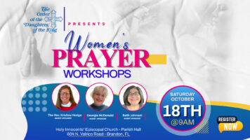 Women’s Prayer Workshops – Presented by the Daughters of the King on October 18th Featured Image