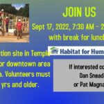 Support Habitat for Humanity September 17th, 7:30 AM – 2:30 AM Thumbnail