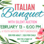 Italian Banquet & Silent Auction February 13th, 6:00 PM Thumbnail
