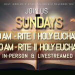 Sunday Eucharist Services-8:00 a.m. Rite I and 10:30 a.m. Rite II with music. Thumbnail