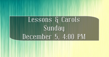 Lessons and Carols Service Featured Image