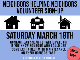 Neighbors Helping Neighbors March 18th Featured Image