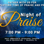 Night of Praise – Friday, June 19th from 7:00 – 9:00 PM Thumbnail