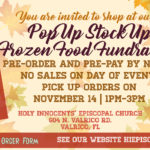 Thanksgiving Pre-order & Pre-Pay Pop Up Stock Up Frozen Food Fundraiser Thumbnail