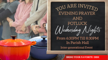 Prayer & Potluck-Wednesday Evenings Featured Image