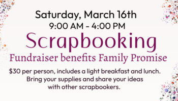 Scrapbooking Fundraiser, Saturday, March 16th Featured Image