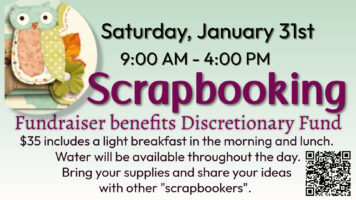 Scrapbooking January 31st, 9 AM – 4 PM Featured Image