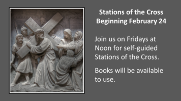 Stations of the Cross. Starting Friday, February 24th from Noon until 2:00 PM Featured Image