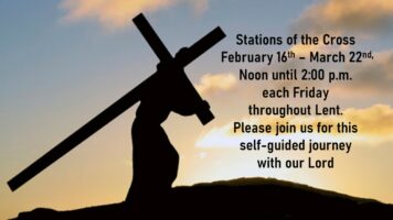 Stations of the Cross, Friday, February 16th – March 22nd, Noon until 2:00 PM Featured Image