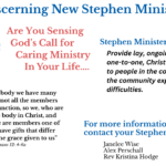 Discerning New Stephen Ministers Thumbnail