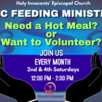 TLC Feeding Ministry, 2nd and 4th Saturdays, Noon – 2:00 PM Thumbnail