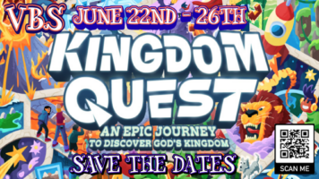 Vacation Bible School June 22nd – 26th. Registration is open. Featured Image