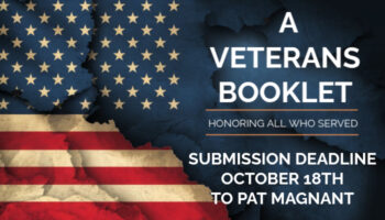 Veterans Booklet Submission Deadline is October 18th Featured Image