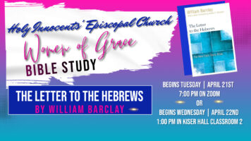Women of Grace Bible Study-The Letter to the Hebrews Featured Image