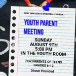 Youth Parent Meeting – Sunday, August 9th 5:00 PM Thumbnail
